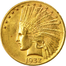 Moneda, Estados Unidos, Indian Head, $10, Eagle, 1932, Philadelphia, KM 130