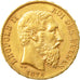 Coin, Belgium, Leopold II, 20 Francs, 20 Frank, 1876, AU(50-53), Gold, KM:37