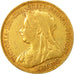 Moneta, Gran Bretagna, Victoria, Sovereign, 1901, BB, Oro, KM:785