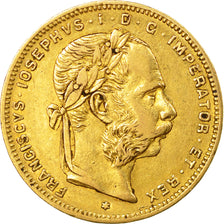 Coin, Austria, Franz Joseph I, 8 Florins-20 Francs, 1878, EF(40-45),Gold,KM 2269