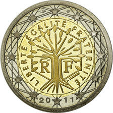 Frankreich, 2 Euro, 2011, UNZ, Bi-Metallic, KM:1414