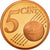 Francia, 5 Euro Cent, 2011, SPL, Acciaio placcato rame, KM:1284