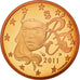 Frankrijk, 2 Euro Cent, 2011, UNC-, Copper Plated Steel, KM:1283