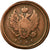 Coin, Russia, Alexander I, 2 Kopeks, 1811, Ekaterinbourg, VF(20-25), Copper