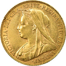 Münze, Großbritannien, Victoria, Sovereign, 1900, VZ, Gold, KM:785