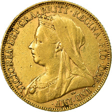 Monnaie, Grande-Bretagne, Victoria, Sovereign, 1900, TTB, Or, KM:785