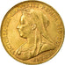 Moneda, Gran Bretaña, Victoria, Sovereign, 1900, EBC, Oro, KM:785