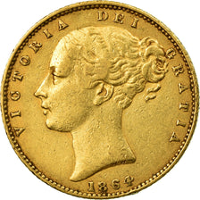 Munten, Groot Bretagne, Victoria, Sovereign, 1864, ZF+, Goud, KM:736.2