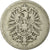 Moneta, NIEMCY - IMPERIUM, Wilhelm I, Mark, 1880, Darmstadt, VF(20-25), Srebro