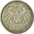 Moneta, NIEMCY - IMPERIUM, Wilhelm II, Mark, 1906, Munich, EF(40-45), Srebro