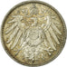 Coin, GERMANY - EMPIRE, Wilhelm II, Mark, 1915, Berlin, AU(55-58), Silver, KM:14