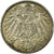 Moneda, ALEMANIA - IMPERIO, Wilhelm II, Mark, 1915, Stuttgart, MBC+, Plata