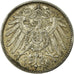 Moneta, NIEMCY - IMPERIUM, Wilhelm II, Mark, 1915, Stuttgart, AU(50-53), Srebro