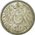 Moneda, ALEMANIA - IMPERIO, Wilhelm II, Mark, 1915, Karlsruhe, EBC+, Plata