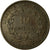 Monnaie, France, Cérès, 10 Centimes, 1871, Paris, TTB+, Bronze, Gadoury:265