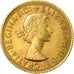 Coin, Great Britain, Elizabeth II, Sovereign, 1966, AU(50-53), Gold, KM:908