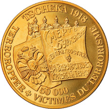 Russia, Medal, Tschéka, Victimes du Terrorisme, Politics, Society, War, MS(64)