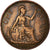 Moeda, Grã-Bretanha, George VI, Penny, 1937, EF(40-45), Bronze, KM:845