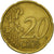 Portugal, 20 Euro Cent, 2002, SPL, Laiton, KM:744