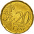 Monaco, 20 Euro Cent, 2001, SPL, Laiton, KM:171