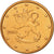 Finlandia, Euro Cent, 2005, Vantaa, MS(65-70), Miedź platerowana stalą, KM:98