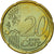 Cypr, 20 Euro Cent, 2008, AU(55-58), Mosiądz, KM:82