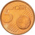 Eslovenia, 5 Euro Cent, 2007, SC, Cobre chapado en acero, KM:70