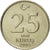 Coin, Turkey, 25 New Kurus, 2005, Istanbul, MS(65-70), Copper-Nickel-Zinc