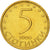 Moneta, Bulgaria, 5 Stotinki, 2000, FDC, Acciaio placcato ottone, KM:239a