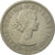 Moneda, Gran Bretaña, Elizabeth II, 1/2 Crown, 1956, MBC, Cobre - níquel