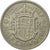 Moneda, Gran Bretaña, Elizabeth II, 1/2 Crown, 1956, MBC, Cobre - níquel