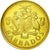 Munten, Barbados, 5 Cents, 1973, Franklin Mint, FDC, Tin, KM:11
