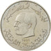 Coin, Tunisia, Dinar, 1983, Paris, MS(63), Copper-nickel, KM:304