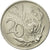 Coin, South Africa, 20 Cents, 1975, MS(63), Nickel, KM:86