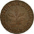 Moneta, Niemcy - RFN, Pfennig, 1950, Karlsruhe, AU(55-58), Miedź platerowana