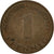 Coin, GERMANY - FEDERAL REPUBLIC, Pfennig, 1950, Karlsruhe, AU(55-58), Copper