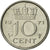 Munten, Nederland, Juliana, 10 Cents, 1971, PR+, Nickel, KM:182