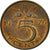 Monnaie, Pays-Bas, Juliana, 5 Cents, 1976, SUP, Bronze, KM:181