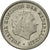 Coin, Netherlands, Juliana, 10 Cents, 1961, AU(55-58), Nickel, KM:182