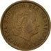 Moneta, Holandia, Juliana, Cent, 1962, EF(40-45), Bronze, KM:180
