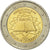 Austria, 2 Euro, Traité de Rome 50 ans, 2007, Vienna, MS(60-62), Bimetaliczny