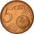 REPÚBLICA DE IRLANDA, 5 Euro Cent, 2004, EBC, Cobre chapado en acero, KM:34