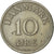 Monnaie, Danemark, Frederik IX, 10 Öre, 1952, Copenhagen, TTB, Copper-nickel