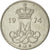 Monnaie, Danemark, Margrethe II, 10 Öre, 1974, Copenhagen, TTB, Copper-nickel