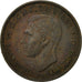 Coin, Great Britain, George VI, Penny, 1939, EF(40-45), Bronze, KM:845