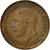 Coin, Great Britain, George V, Farthing, 1929, AU(50-53), Bronze, KM:825