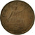 Coin, Great Britain, George V, Farthing, 1929, AU(50-53), Bronze, KM:825