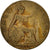 Moneta, Gran Bretagna, George V, 1/2 Penny, 1920, MB, Bronzo, KM:809