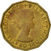 Coin, Great Britain, Elizabeth II, 3 Pence, 1967, AU(50-53), Nickel-brass