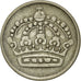 Coin, Sweden, Gustaf VI, 25 Öre, 1956, AU(50-53), Silver, KM:824